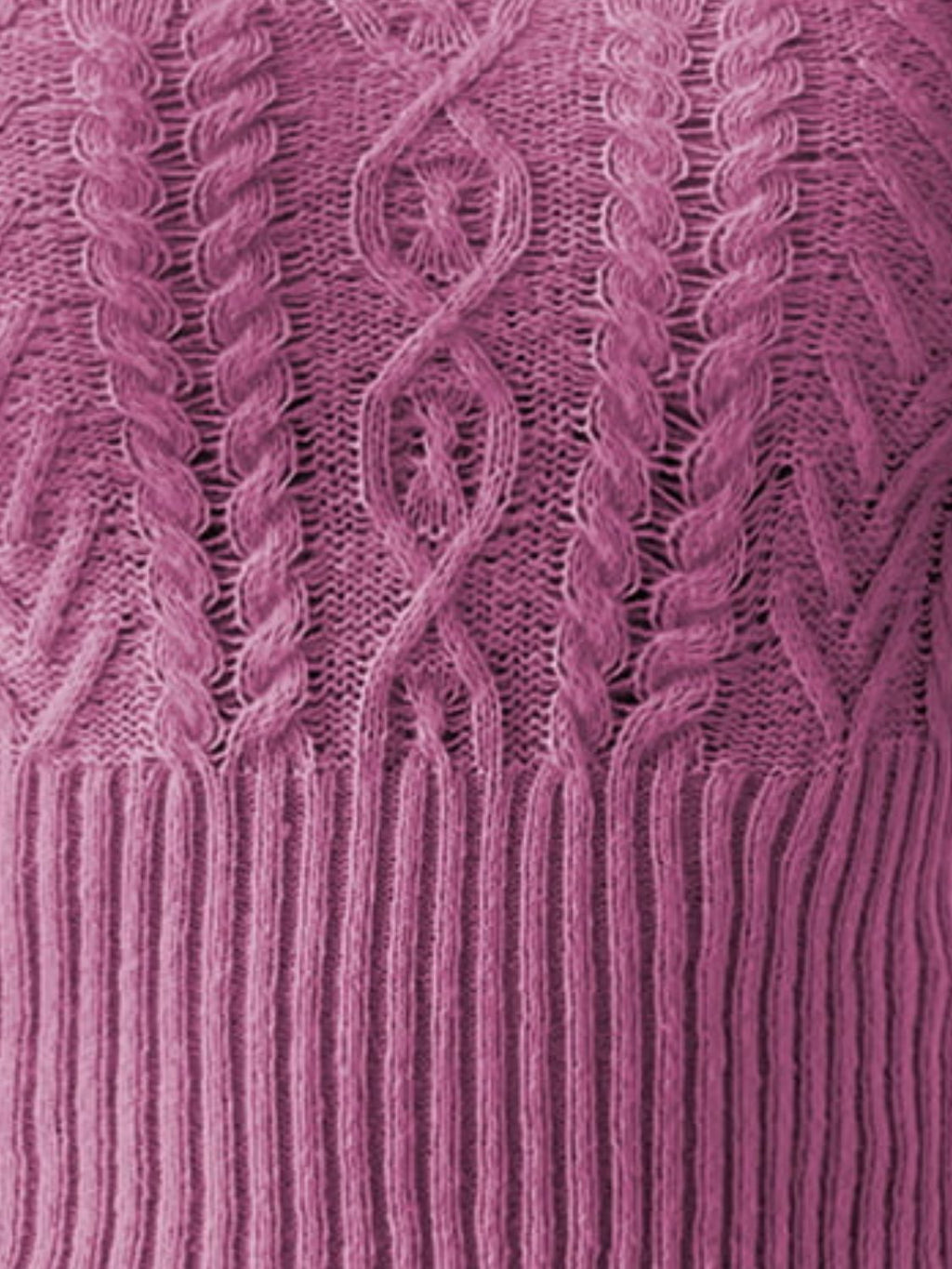 Scoop Neck Mixed Knit Cami