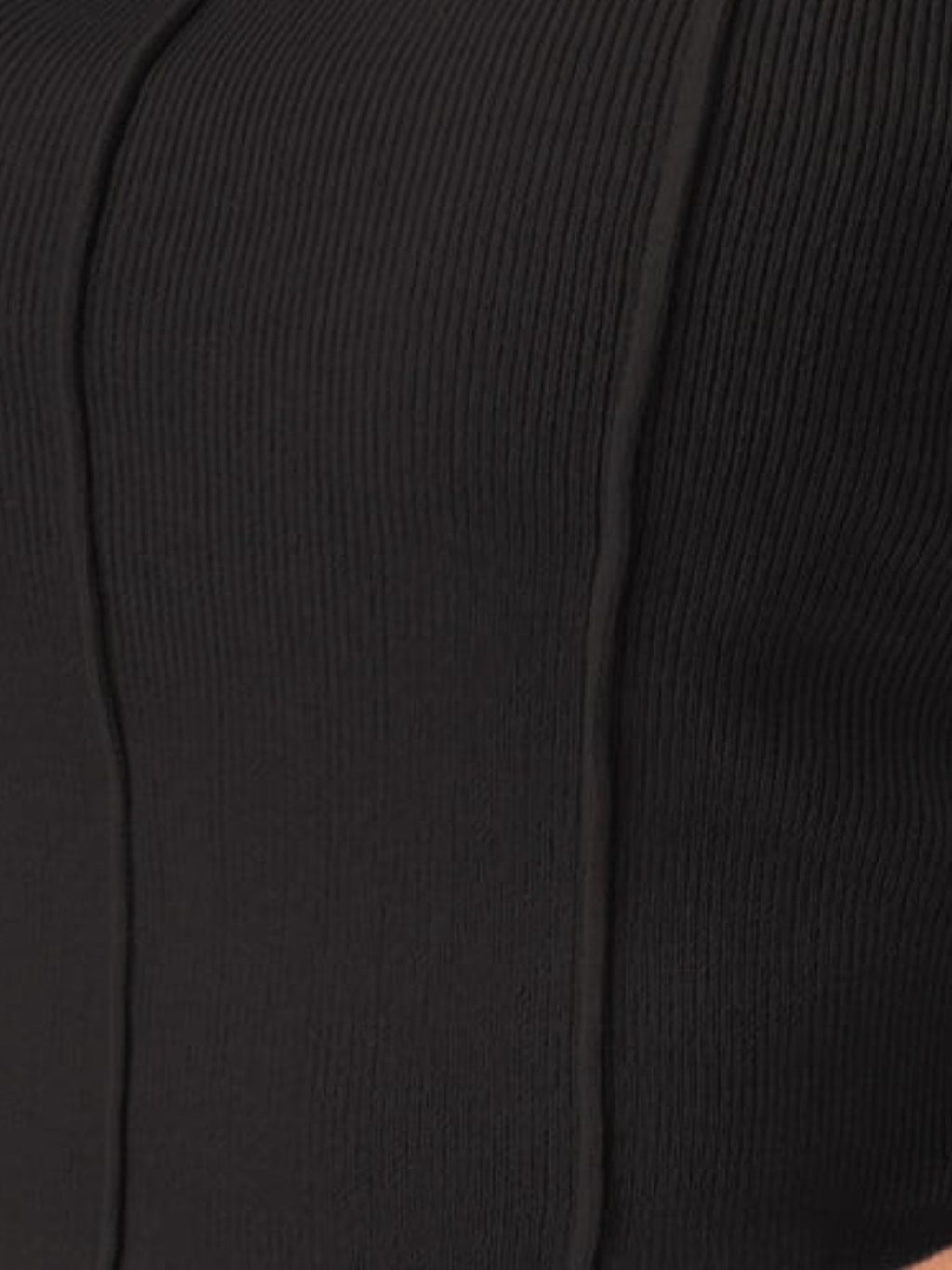 Seam Detail Lace-Up Tube Top